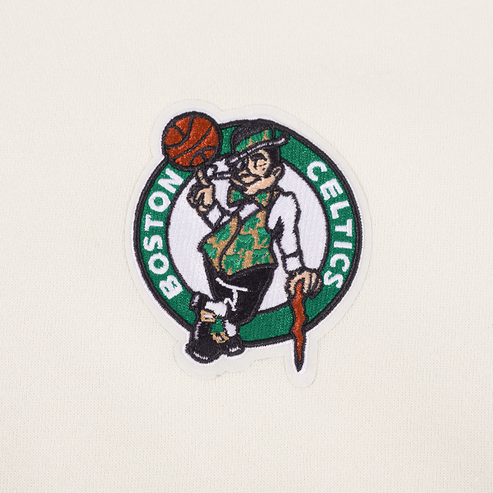 NBA BOSTON CELTICS CLASSIC ICON WOMEN'S SWEATSHIRT (EGGSHELL)