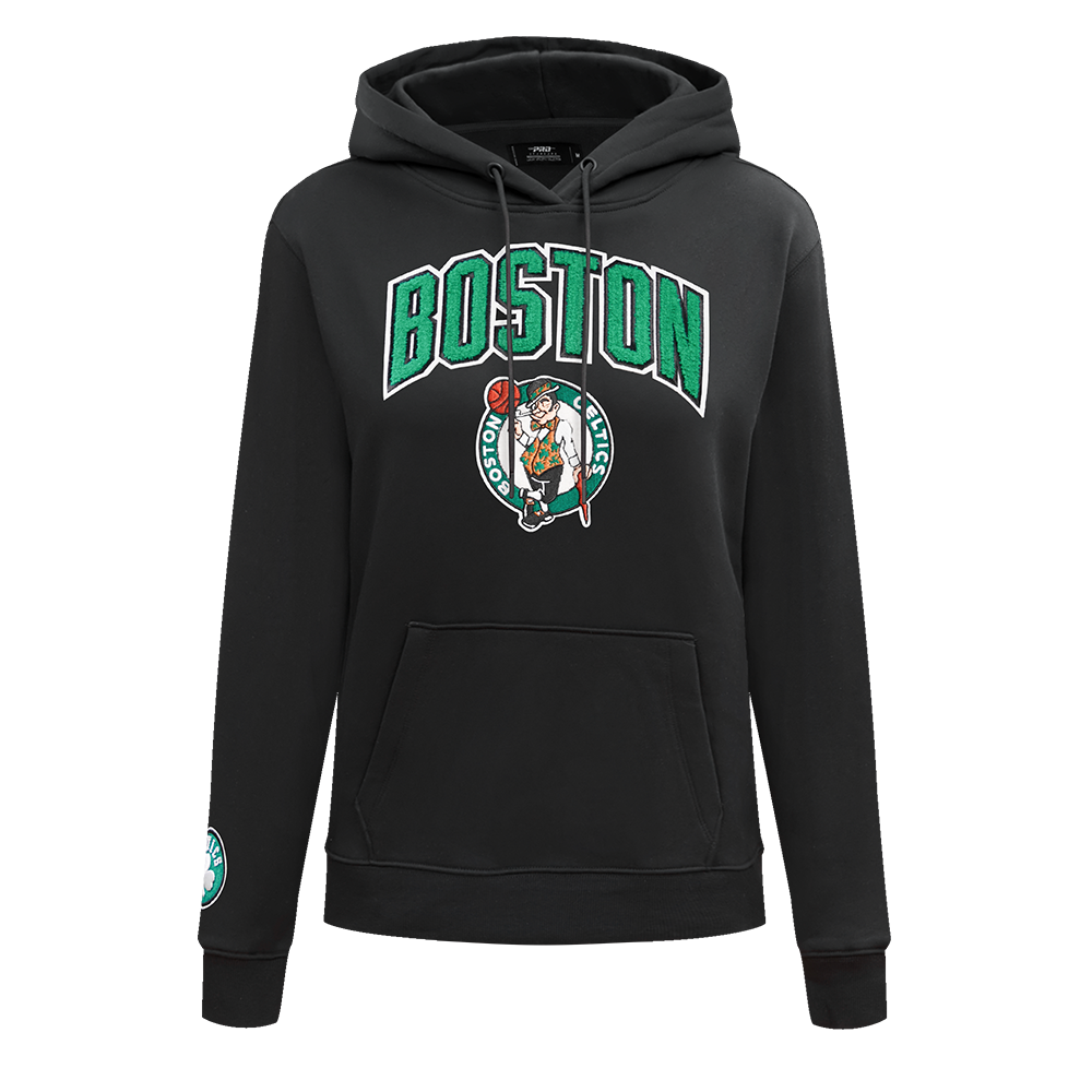 NBA BOSTON CELTICS CLASSIC CHANDAIL À CAPUCHON POUR FEMME (NOIR)