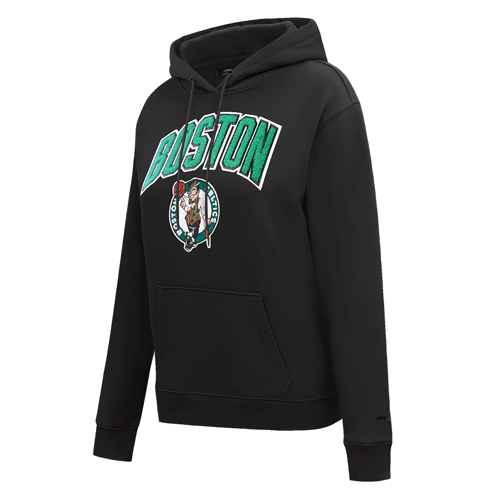 NBA BOSTON CELTICS CLASSIC CHANDAIL À CAPUCHON POUR FEMME (NOIR)