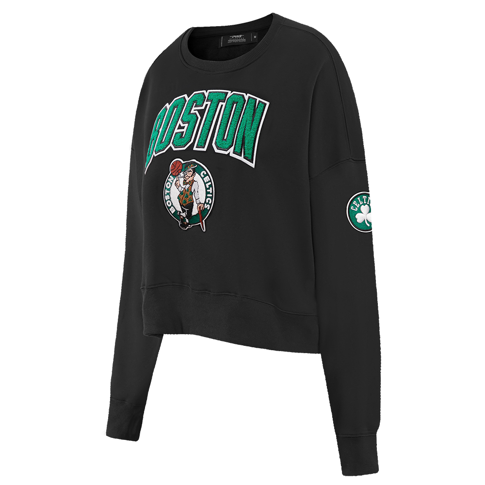 NBA BOSTON CELTICS CLASSIC WOMEN'S CREWNECK (BLACK)