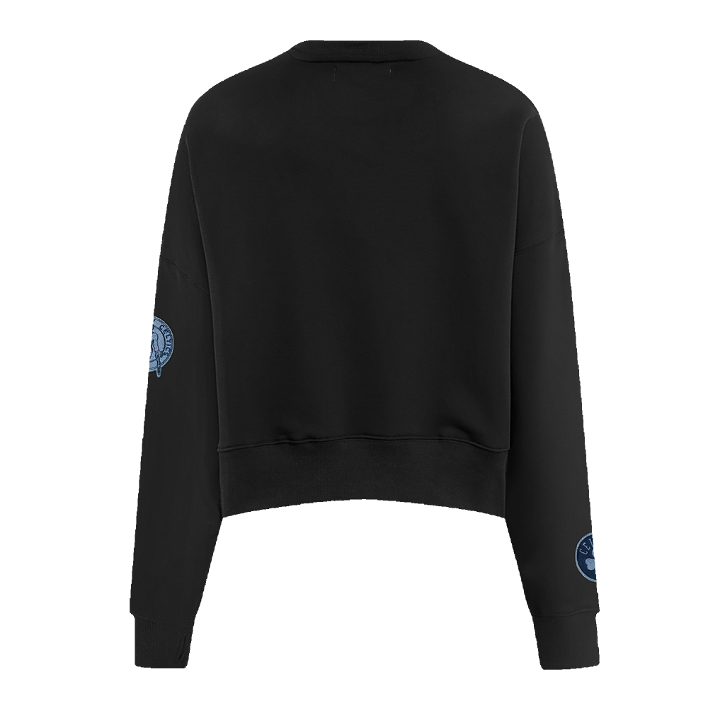 NBA BOSTON CELTICS VARSITY BLUES WOMEN'S CREWNECK (BLACK)