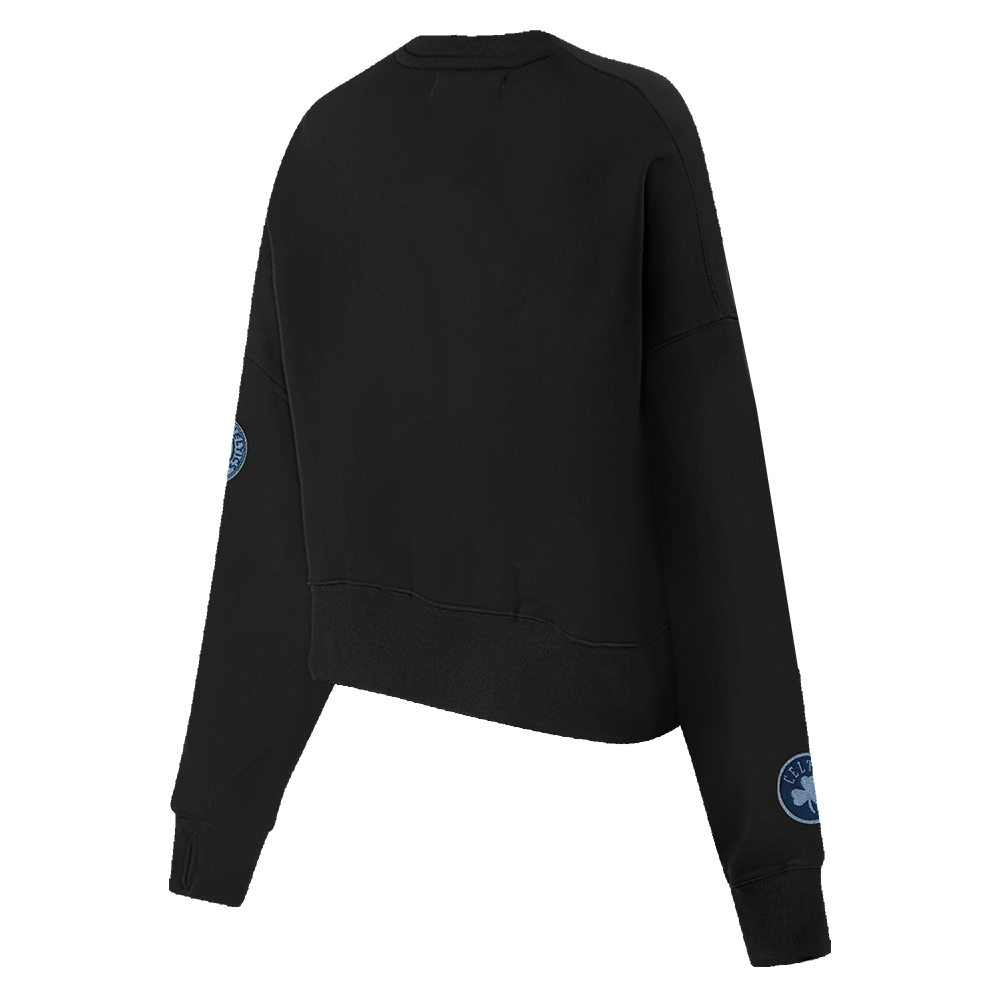 NBA BOSTON CELTICS VARSITY BLUES WOMEN'S CREWNECK (BLACK)