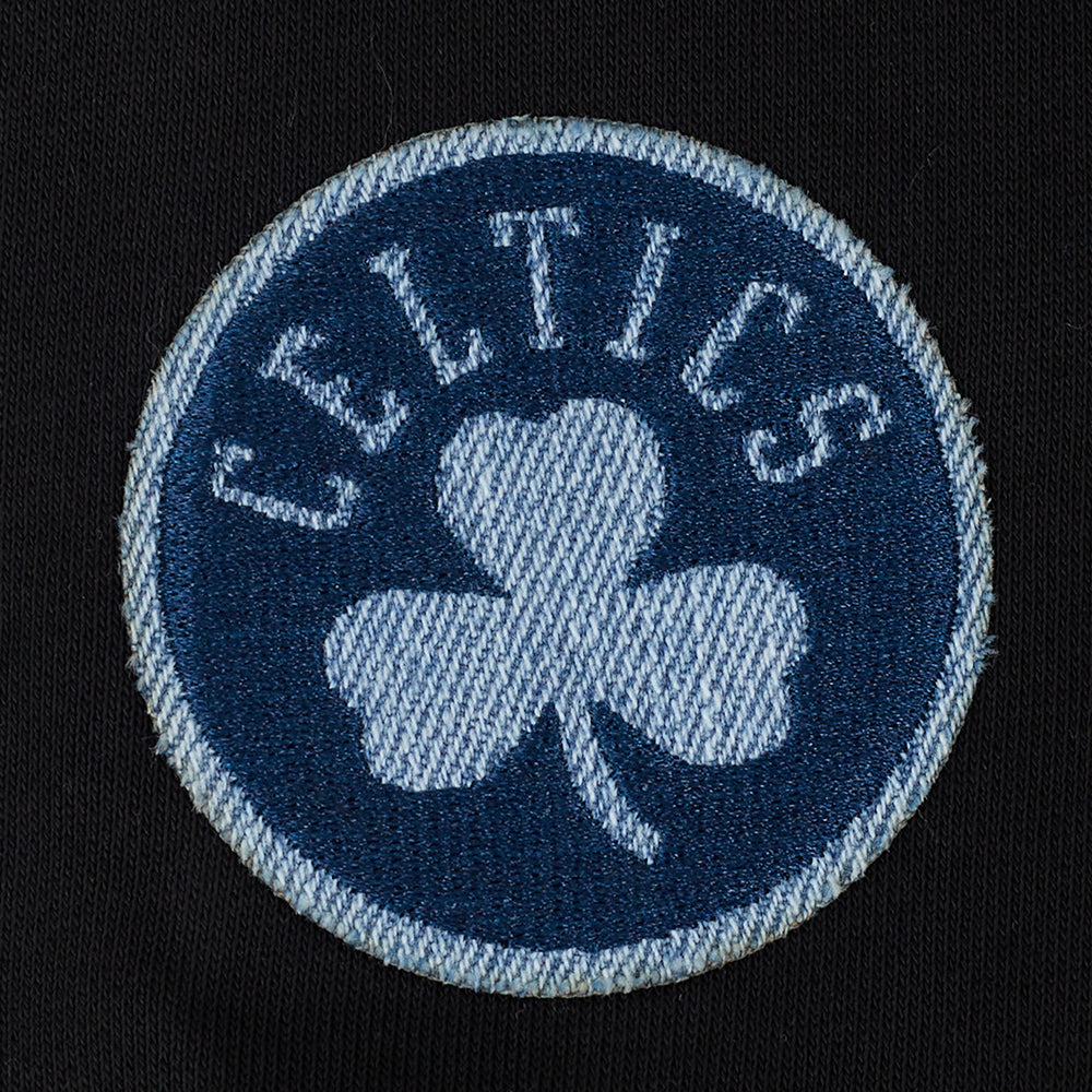 NBA BOSTON CELTICS VARSITY BLUES WOMEN'S CREWNECK (BLACK)