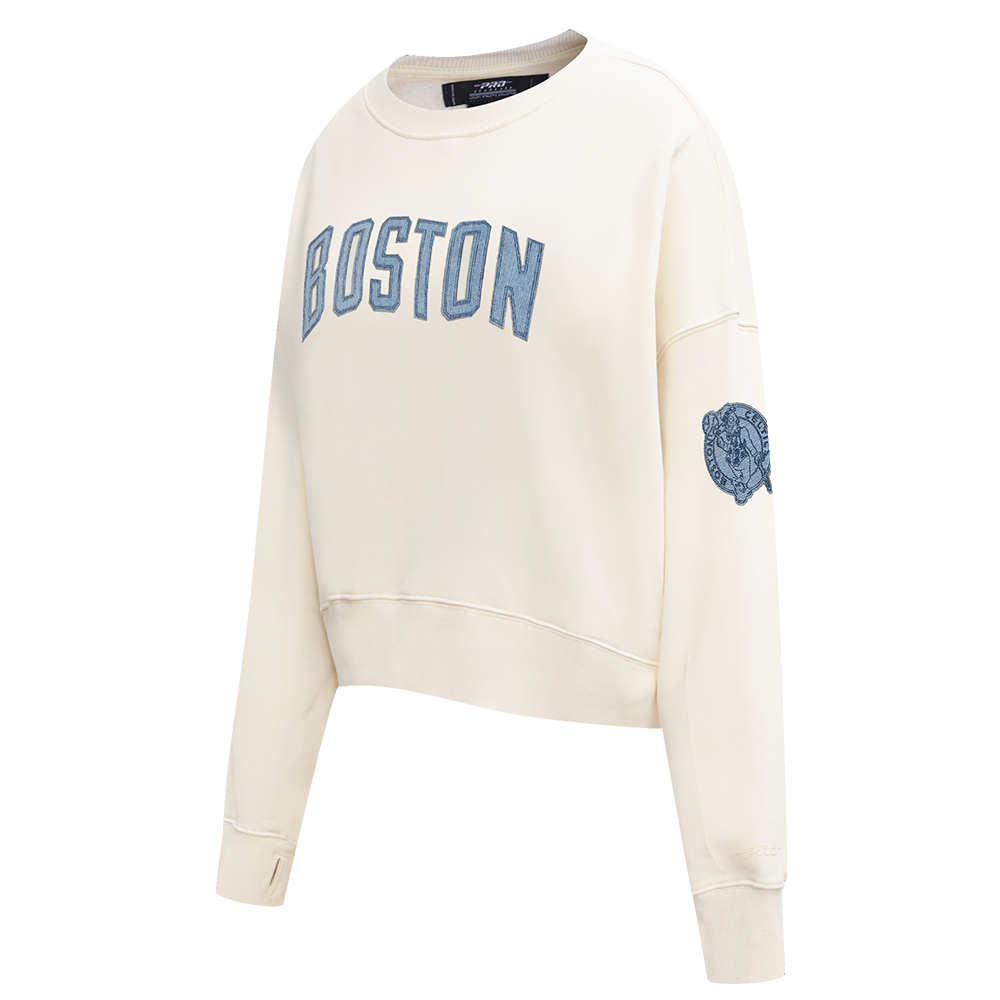 NBA BOSTON CELTICS VARSITY BLUES WOMEN'S CREWNECK (LINEN)