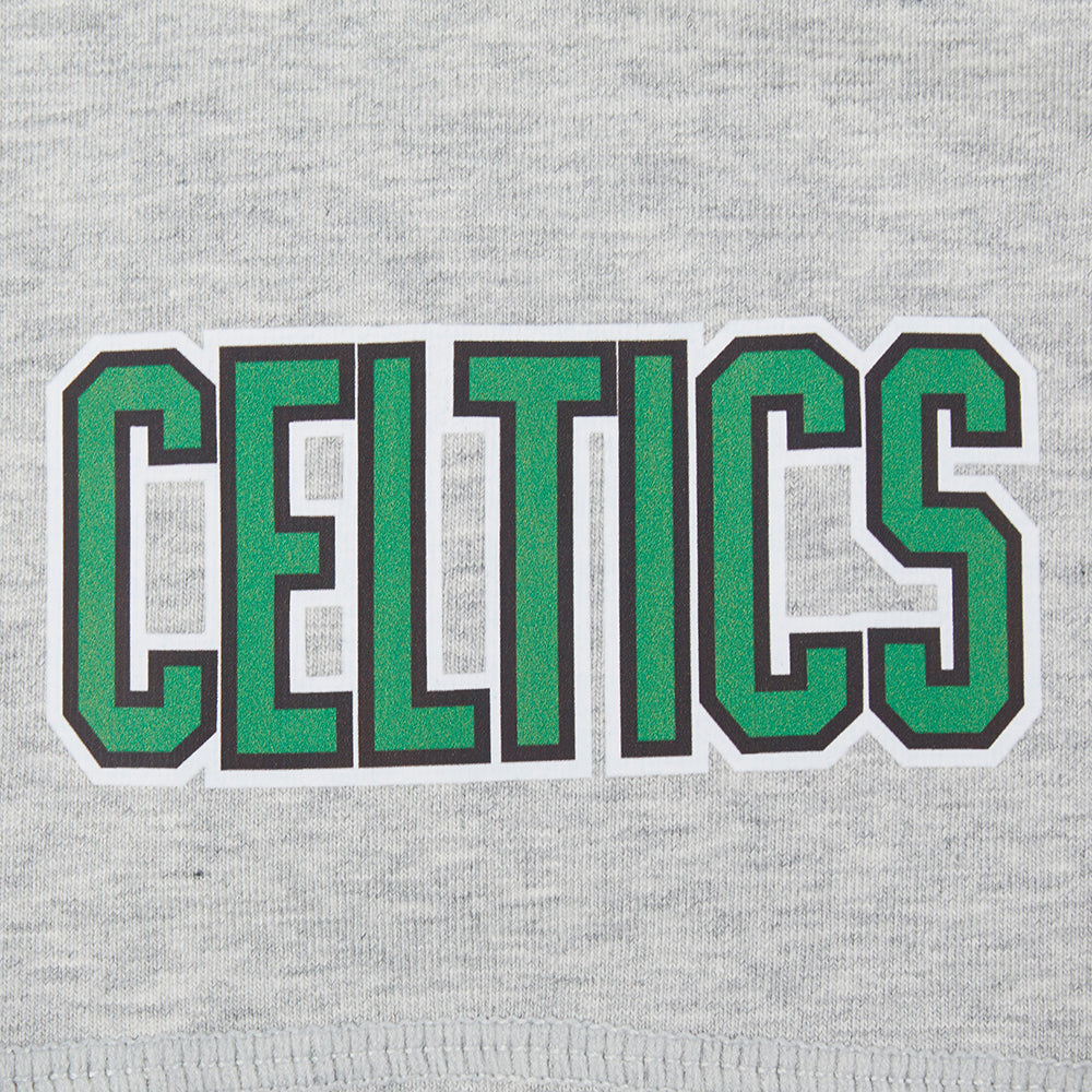 NBA BOSTON CELTICS CLASSIC WOMEN'S BIKE SHORT (HEATHER GREY)