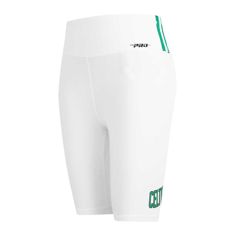 NBA BOSTON CELTICS CLASSIC WOMEN'S BIKE SHORT (WHITE)