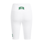 NBA BOSTON CELTICS CLASSIC WOMEN'S BIKE SHORT (WHITE)