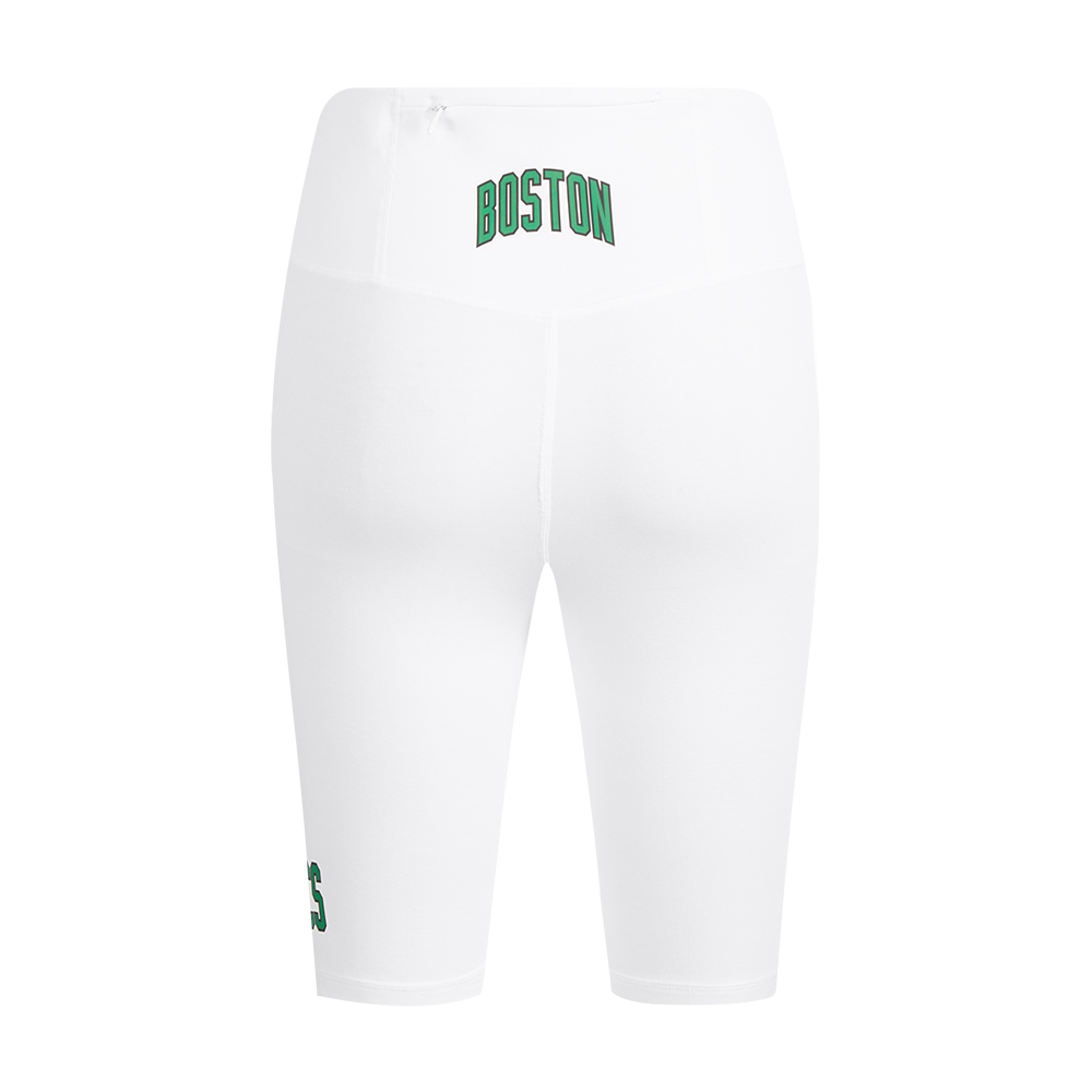 NBA BOSTON CELTICS CLASSIC WOMEN'S BIKE SHORT (WHITE)