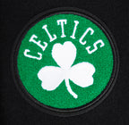 NBA BOSTON CELTICS CLASSIC BLOUSON COLLÉGIAL EN LAINE POUR FEMME (NOIR/BLANC)