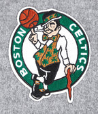 NBA BOSTON CELTICS CLASSIC WOMEN'S WOOL VARSITY JACKET (HEATHER GREY/WHITE)
