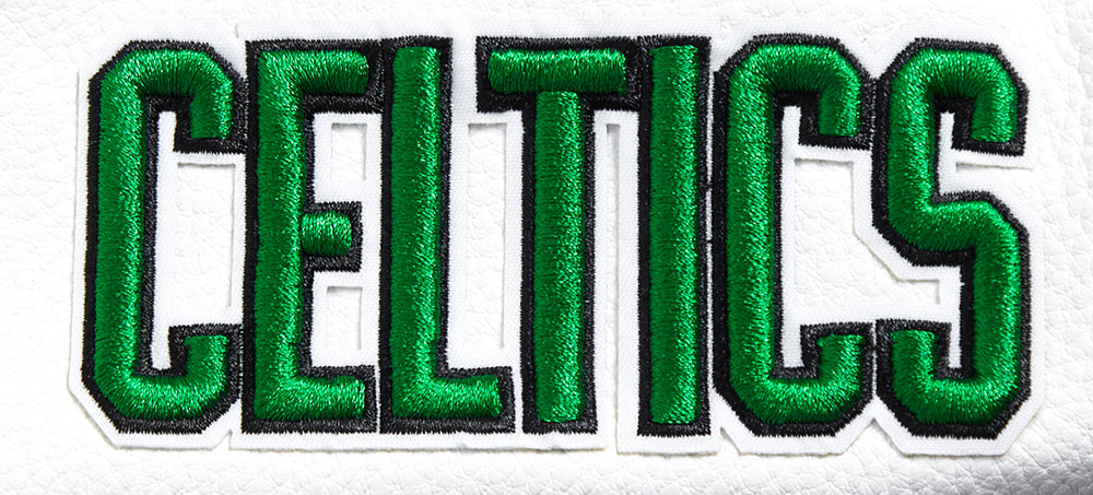 NBA BOSTON CELTICS CLASSIC WOMEN'S WOOL VARSITY JACKET (HEATHER GREY/WHITE)