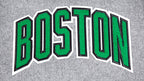 NBA BOSTON CELTICS CLASSIC WOMEN'S WOOL VARSITY JACKET (HEATHER GREY/WHITE)