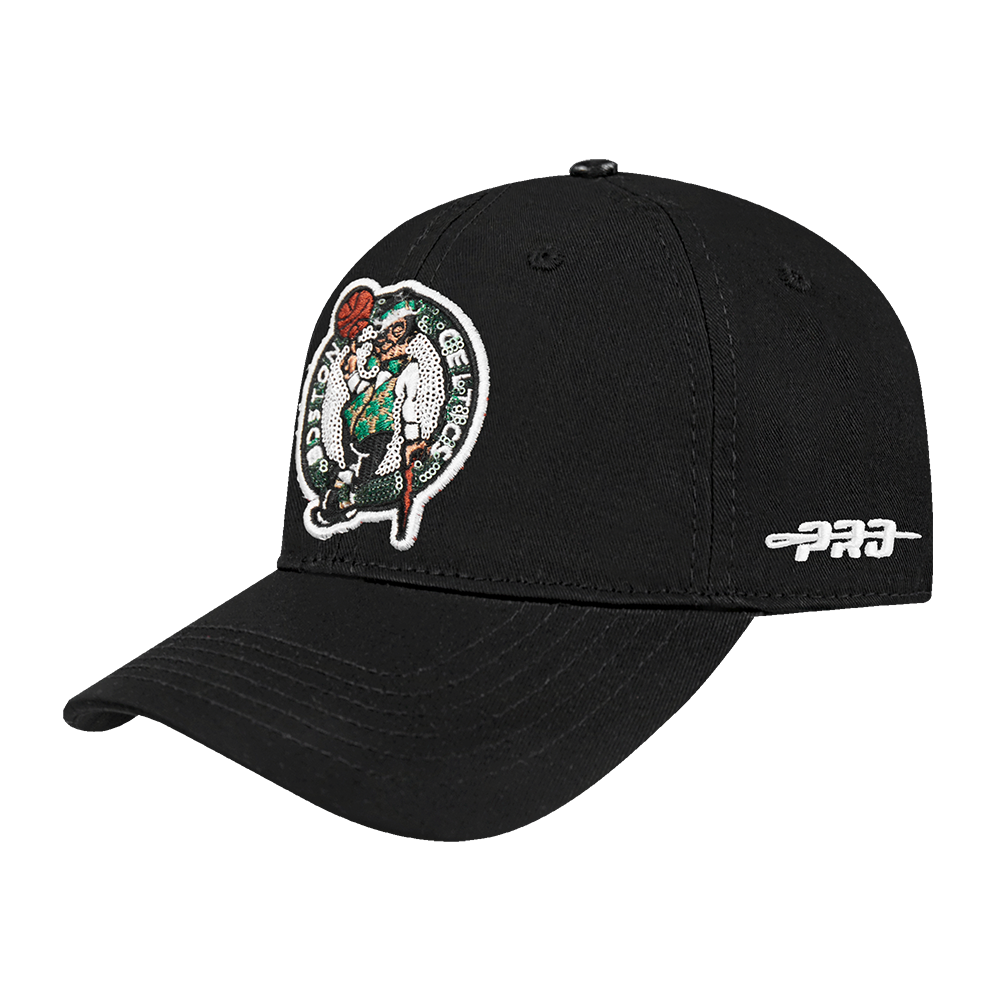 NBA BOSTON CELTICS GAME DAY CLASSICS WOMEN'S DAD HAT (BLACK)