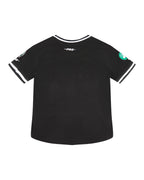 NBA BOSTON CELTICS CLASSIC T-SHIRT CÔTELÉ RAYÉ À MANCHES COURTES POUR GARÇON ENFANT (NOIR)