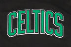 NBA BOSTON CELTICS CLASSIC T-SHIRT CÔTELÉ RAYÉ À MANCHES COURTES POUR GARÇON ENFANT (NOIR)