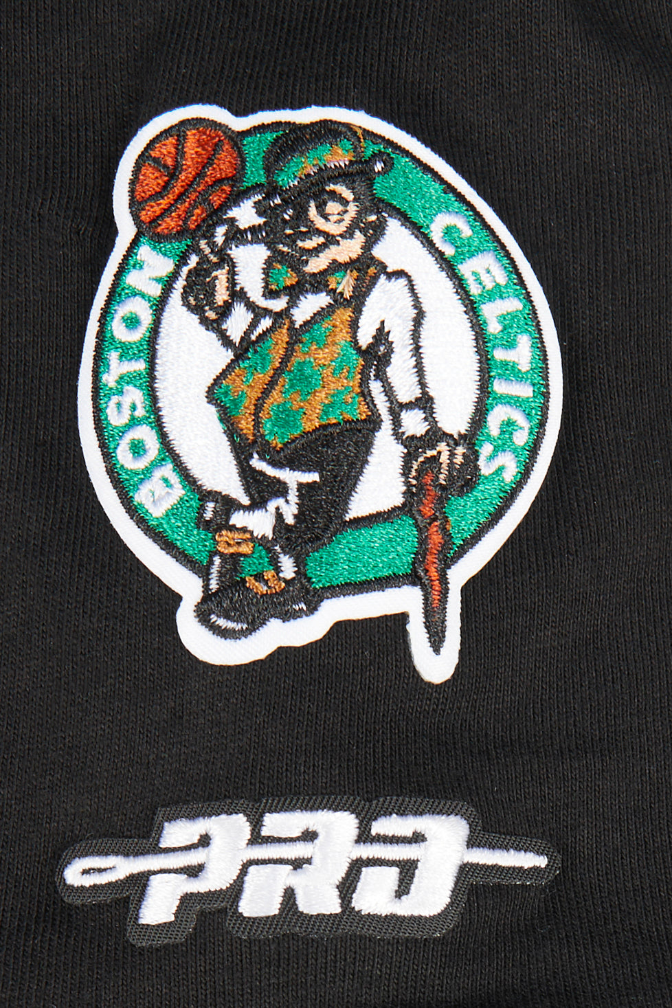 NBA BOSTON CELTICS CLASSIC T-SHIRT CÔTELÉ RAYÉ À MANCHES COURTES POUR GARÇON ENFANT (NOIR)