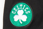 NBA BOSTON CELTICS CLASSIC T-SHIRT CÔTELÉ RAYÉ À MANCHES COURTES POUR GARÇON ENFANT (NOIR)