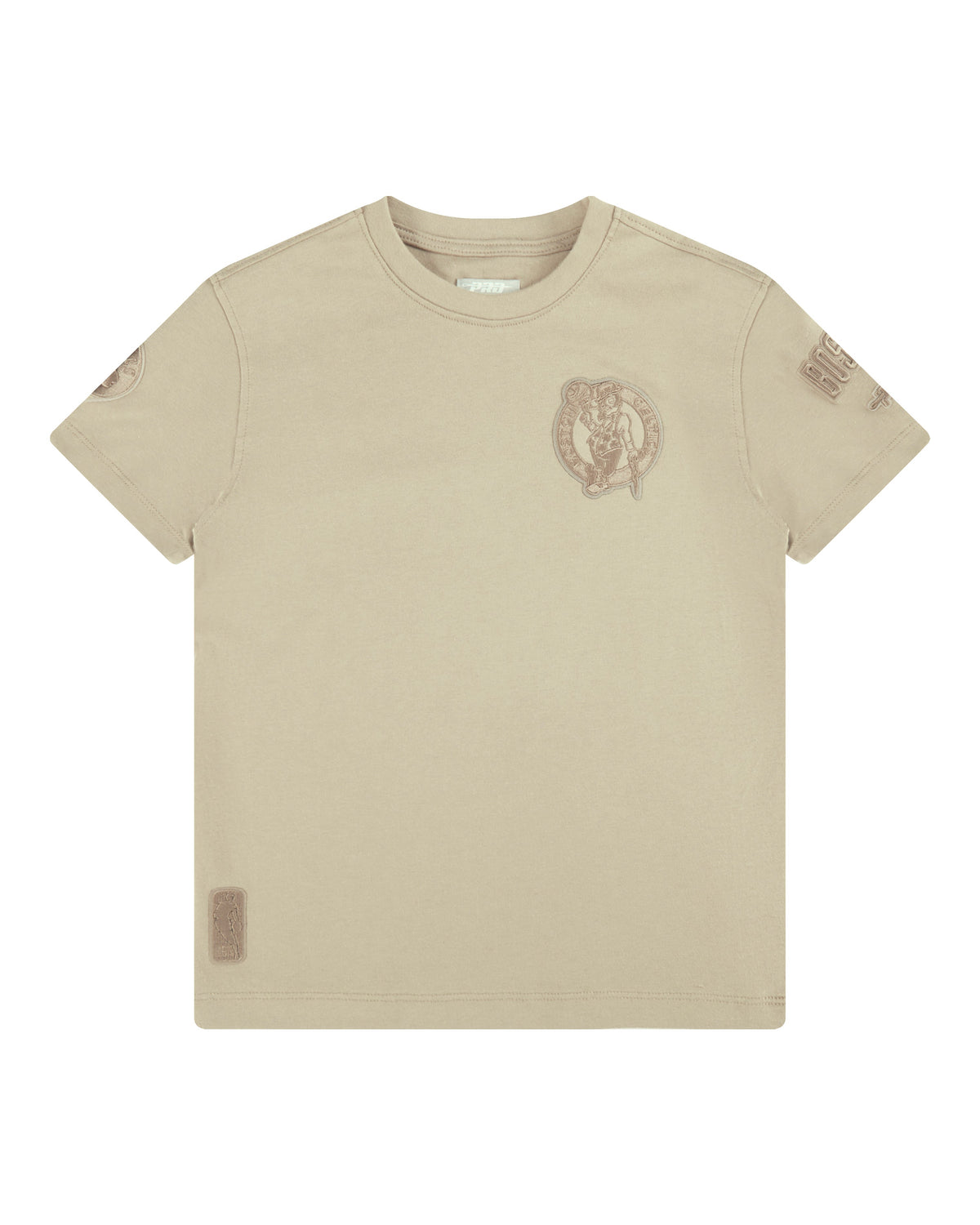 NBA BOSTON CELTICS NEUTRAL T-SHIRT À MANCHES COURTES POUR GARÇON ENFANT (TAUPE)