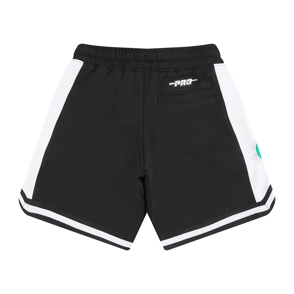 NBA BOSTON CELTICS CLASSIC LITTLE BOYS FLEECE 2.0 SHORT (BLACK)