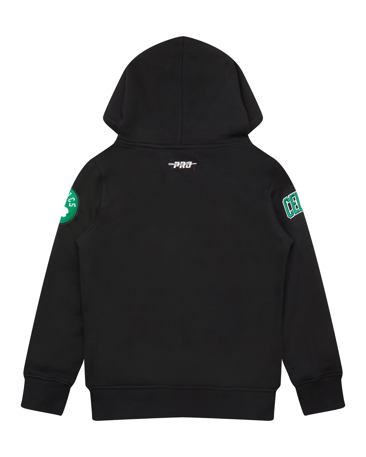 NBA BOSTON CELTICS CLASSIC LITTLE BOYS FLEECE PULLOVER HOODIE (BLACK)