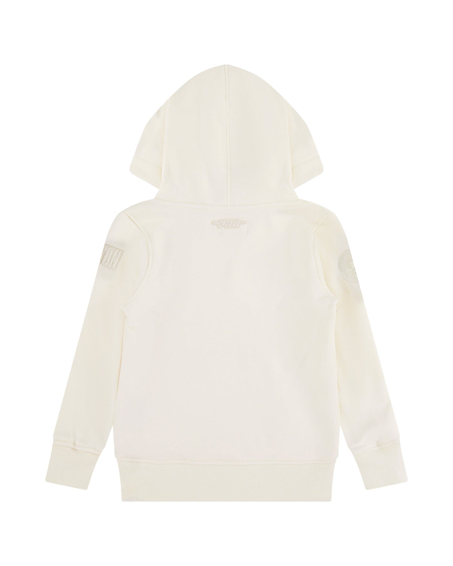 NBA BOSTON CELTICS NEUTRAL LITTLE BOYS FLEECE PULLOVER HOODIE (EGGSHELL)