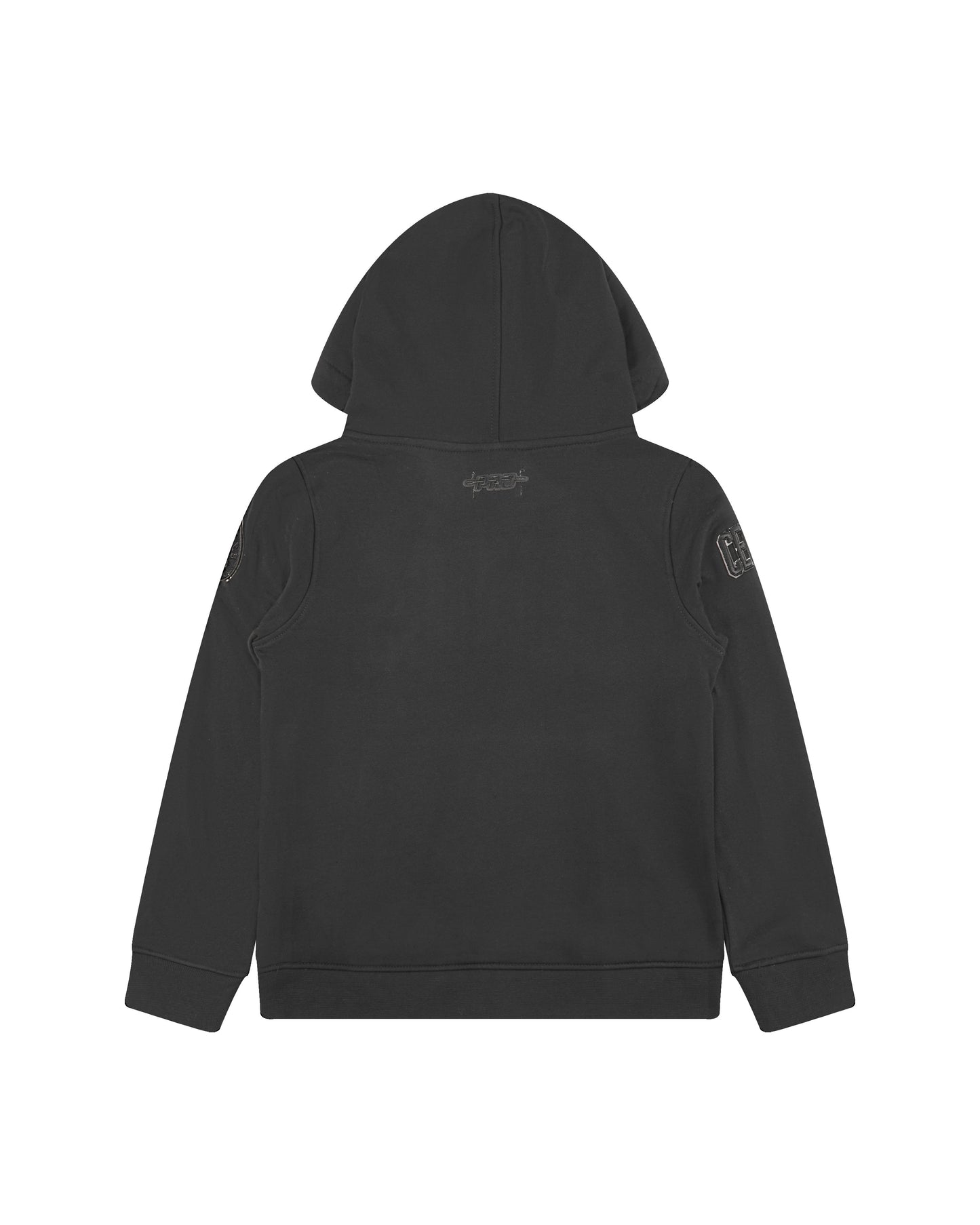 NBA BOSTON CELTICS TRIPLE BLACK LITTLE BOYS FLEECE PULLOVER HOODIE (BLACK)