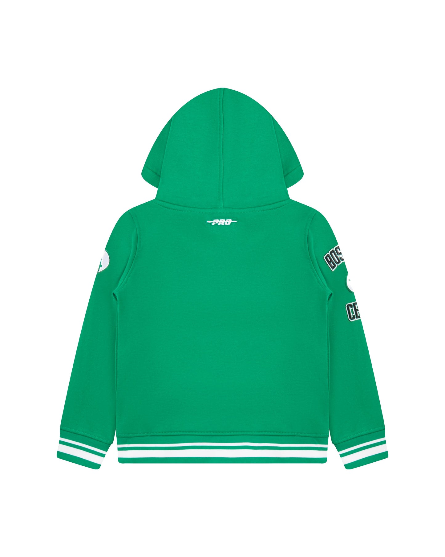 NBA BOSTON CELTICS RETRO CLASSIC LITTLE BOYS RIB FLEECE PULLOVER HOODIE (KELLY GREEN)