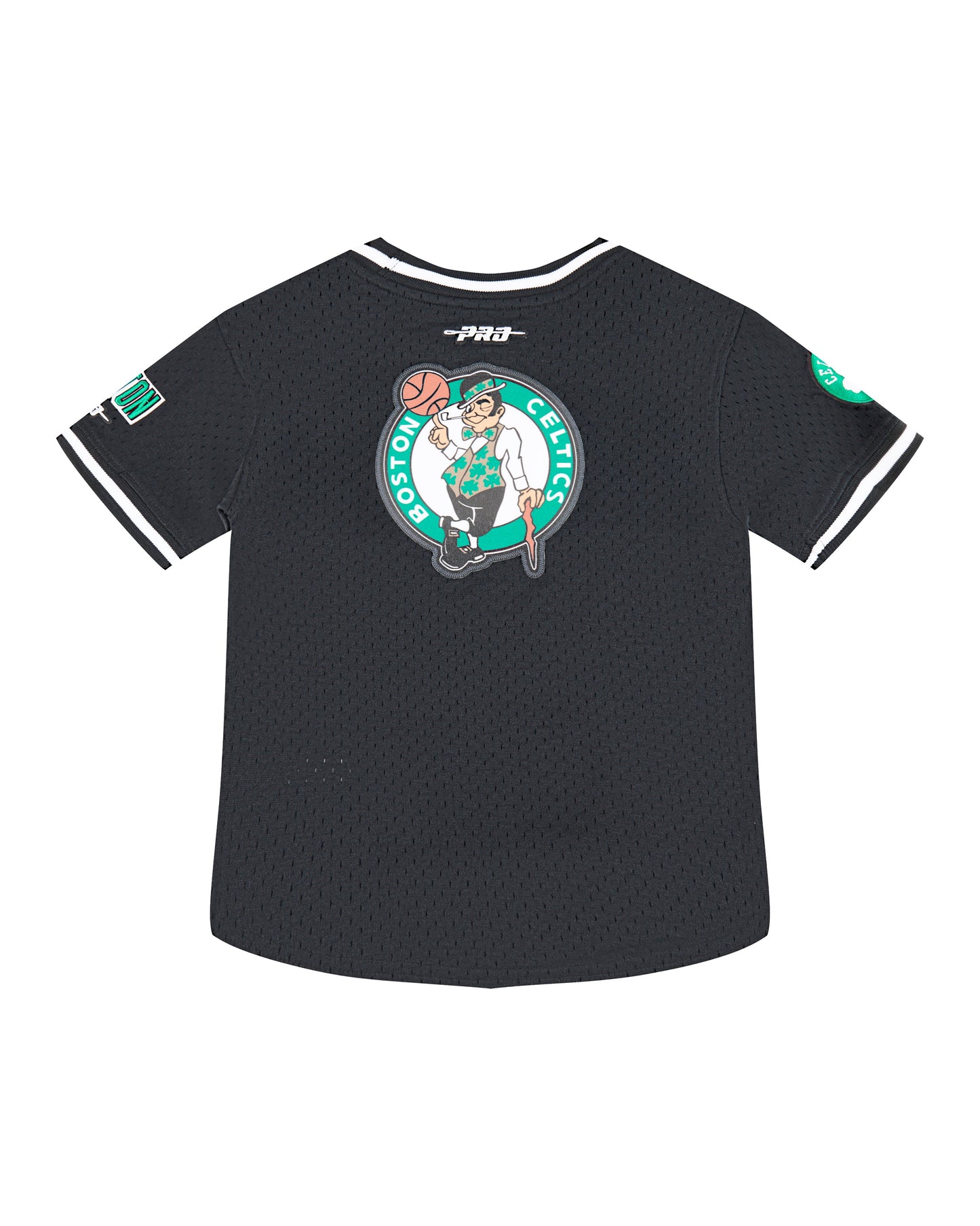 NBA BOSTON CELTICS CLASSIC TODDLER BOYS SHORT SLEEVE MESH TEE (BLACK)