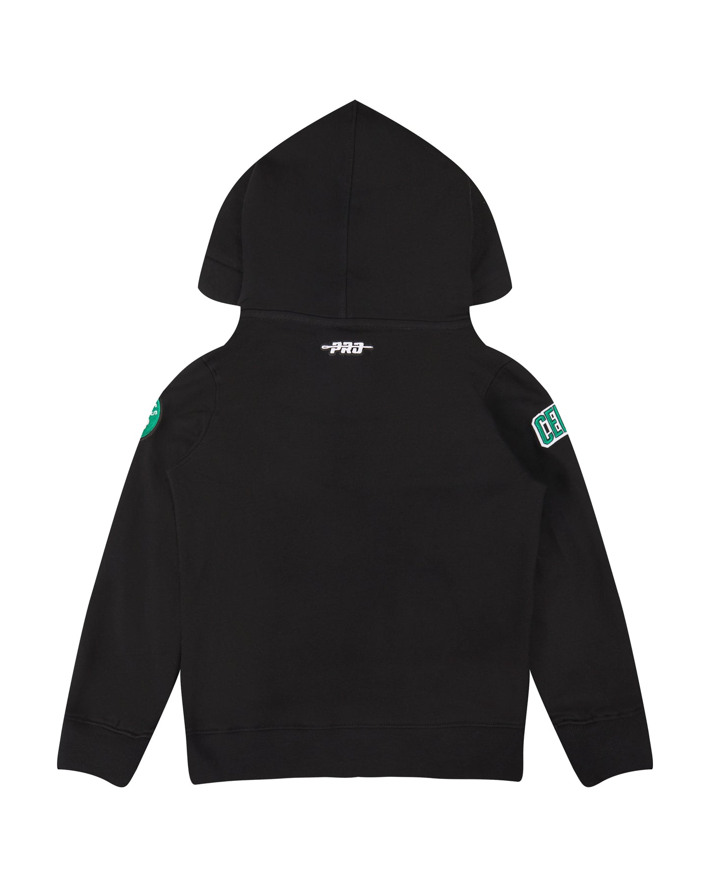 NBA BOSTON CELTICS CLASSIC TODDLER BOYS FLEECE FULL ZIP HOODIE (BLACK)