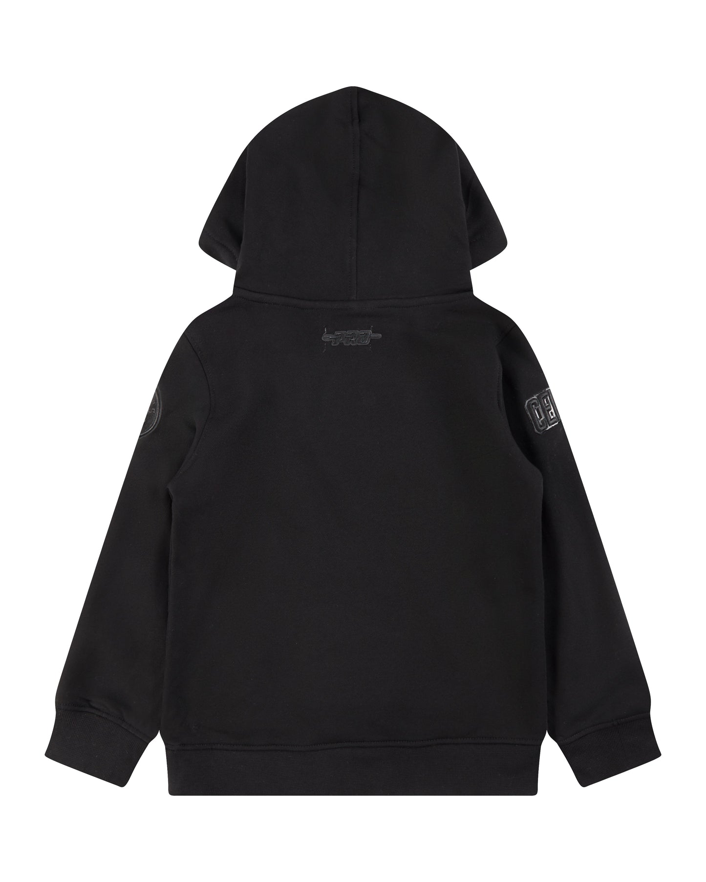 NBA BOSTON CELTICS TRIPLE BLACK TODDLER BOYS FLEECE PULLOVER HOODIE (BLACK)