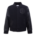 NBA BOSTON CELTICS TRIPLE BLACK BLOUSON COLLÉGIAL EN LAINE POUR GARÇON BAMBIN (NOIR DE JAIS)