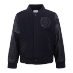 NBA BOSTON CELTICS TRIPLE BLACK BLOUSON COLLÉGIAL EN LAINE POUR GARÇON BAMBIN (NOIR DE JAIS)
