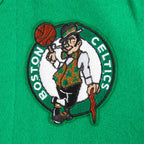 NBA BOSTON CELTICS RETRO CLASSIC BLOUSON COLLÉGIAL EN LAINE À BORDS CÔTELÉS POUR GARÇON BAMBIN (VERT KELLY/BLANC)