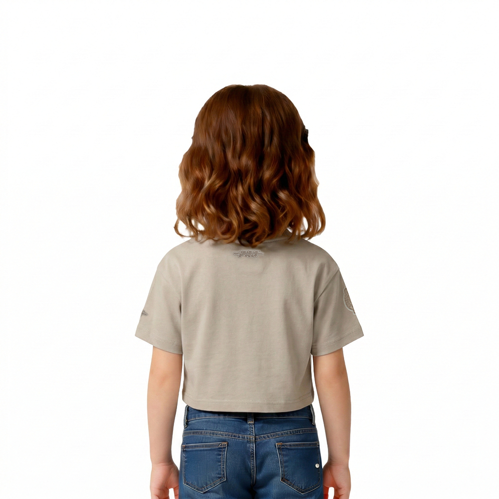 NBA BOSTON CELTICS NEUTRAL TODDLER GIRLS SS BOXY TEE (TAUPE)