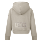 NBA BOSTON CELTICS NEUTRAL TODDLER GIRL'S FLC PO HOODIE (TAUPE)