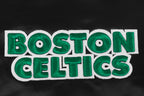 NBA BOSTON CELTICS SCRIPT TAIL WOMEN'S SATIN JACKET (BLACK)