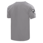 NBA BROOKLYN NETS CLASSIC CHENILLE T-SHIRT POUR HOMME (GRIS)