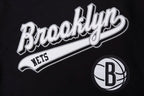 NBA BROOKLYN NETS SCRIPT TAIL MEN'S   TEE (BLACK)