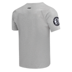 NBA BROOKLYN NETS SCRIPT TAIL T-SHIRT POUR HOMME (GRIS CHINÉ)
