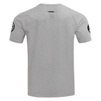 NBA BROOKLYN NETS SCRIPT TAIL T-SHIRT POUR HOMME (GRIS CHINÉ)
