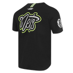 NBA BROOKLYN NETS UNDER THE LIGHTS MEN'S SINGLE JERSEY TEE (BLACK)