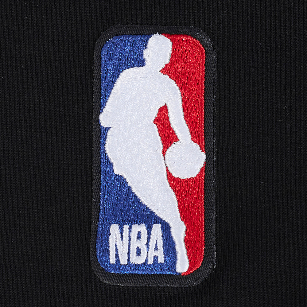 NBA BROOKLYN NETS UNDER THE LIGHTS MEN'S SINGLE JERSEY TEE (BLACK)