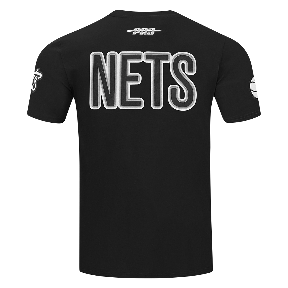 NBA BROOKLYN NETS CITY RANSOM T-SHIRT EN JERSEY SIMPLE POUR HOMME (NOIR)