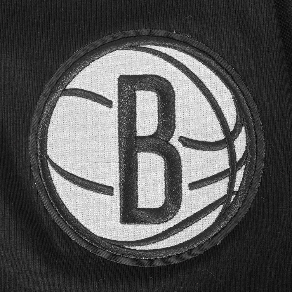 NBA BROOKLYN NETS CITY RANSOM T-SHIRT EN JERSEY SIMPLE POUR HOMME (NOIR)