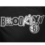 NBA BROOKLYN NETS CITY RANSOM T-SHIRT EN JERSEY SIMPLE POUR HOMME (NOIR)