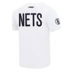 NBA BROOKLYN NETS CITY RANSOM MEN'S SINGLE JERSEY TEE (WHITE)