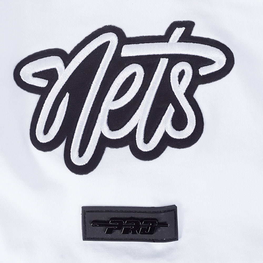 NBA BROOKLYN NETS CITY RANSOM MEN'S SINGLE JERSEY TEE (WHITE)