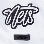 NBA BROOKLYN NETS CITY RANSOM MEN'S SINGLE JERSEY TEE (WHITE)