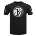 NBA BROOKLYN NETS DIY PICK STITCH T-SHIRT EN JERSEY SIMPLE POUR HOMME (NOIR)