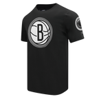 NBA BROOKLYN NETS DIY PICK STITCH T-SHIRT EN JERSEY SIMPLE POUR HOMME (NOIR)